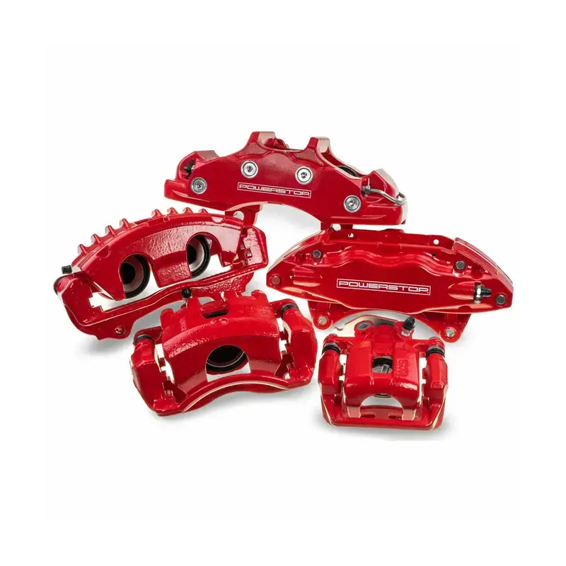 Big Sale POW-S4992A - Red Powder Coated Calipers | PowerStop
