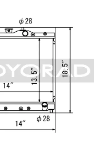 In Demand Koyo 92-00 Honda Civic Si/Del Sol (MT / w/ 28mm Hoses) Radiator