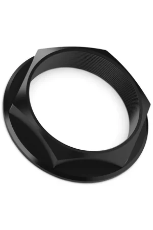 Budget Super Touring Nut V2 Anodized Black w/ Satin Clear - Single
