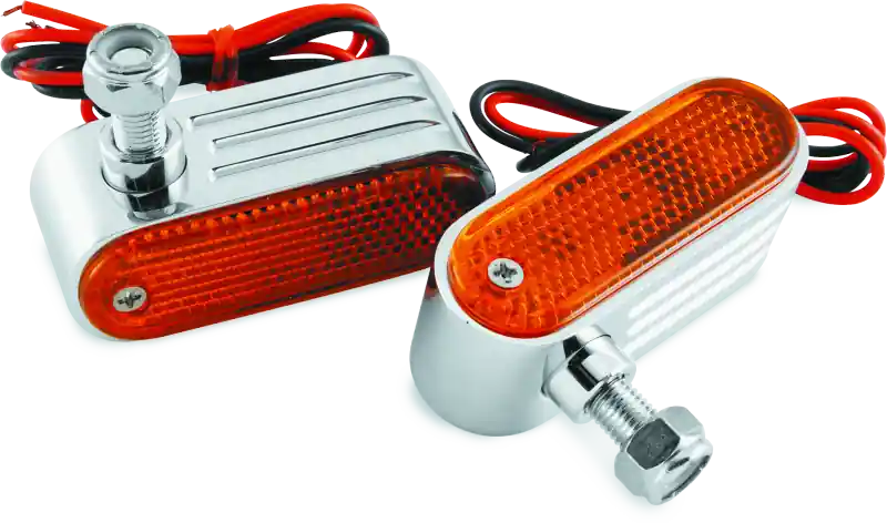 Direct From Manufacturer BikeMaster Marker/Side Lights 5/16in Mount Dual Bulb Amber