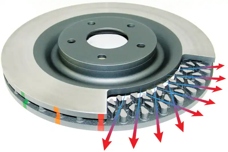DBA Subaru WRX STi Brembo 6 Pot Spec R Yellow Calipers 19in Rim 4000 Series Stand Rear Brake Rotor Save Now