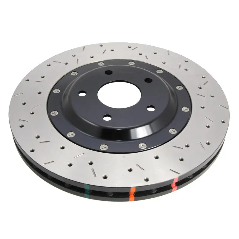Fresh Stock DBA 05-12 Corvette C6 w/Z06 pkg Front Drilled & Slotted 5000 Series 2 Pc Rotor w/ Black Ha