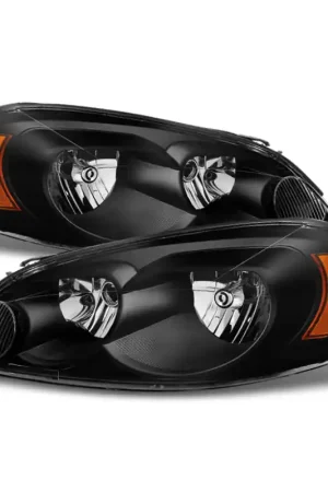 Worldwide Shipping xTune Chevy Impala 06-13 Monte Carlo 06-07 Crystal Headlights Black HD-JH-CIM06-AM-BK