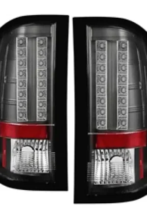 Popular Spyder Chevy Silverado 07-13 LED Tail Lights Blk ALT-YD-CS07-LED-BK