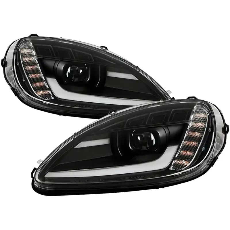 Spyder Apex Series 05-13 Chevrolet C6 Corvette Hi Powered LED Module Headlights Free Returns