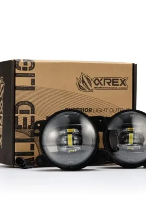 Sale AlphaRex Universal Chrysler/Dodge/Hummer/Jeep DoubleTap Dual Color LED Proj Fog Lights - White/Amber