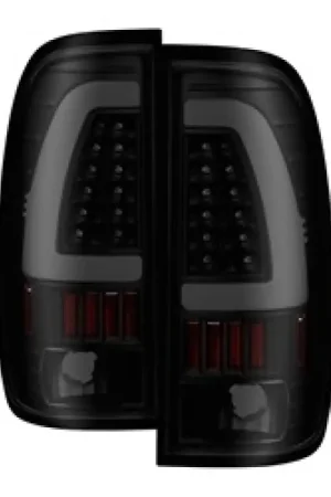 Get Yours xTune 97-03 Ford F-150 Light Bar LED Tail Lights - Black Smoke (ALT-ON-FF15097-LBLED-BSM)