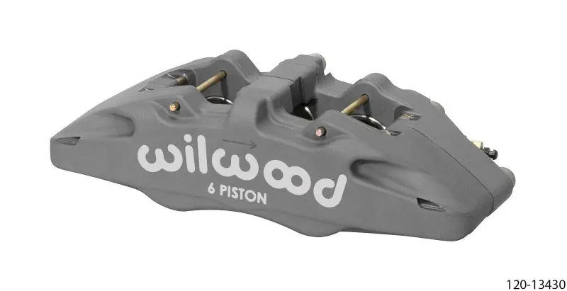 Fan Favorite Wilwood DynaPro DP6 Lug Mount Anodized Alum. Caliper 1.62in/1.38in/1.38in Piston .38in Rotor - Right