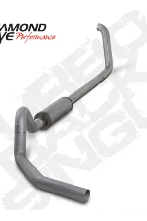 Markdown Diamond Eye KIT 4in Turbo Back SGL AL: 00-03 FORD 7.3L F240/F350 CandC