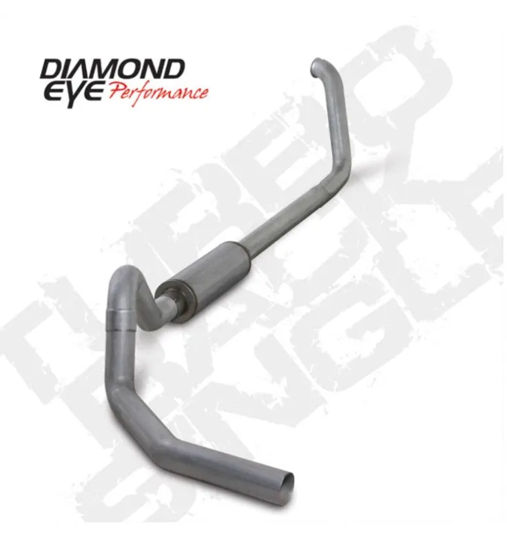 Markdown Diamond Eye KIT 4in Turbo Back SGL AL: 00-03 FORD 7.3L F240/F350 CandC
