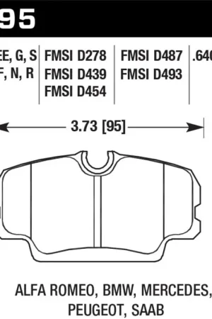 Hawk 84-4/91 BMW 325 (E30) Blue 9012 Race Front Brake Pads Top Pick