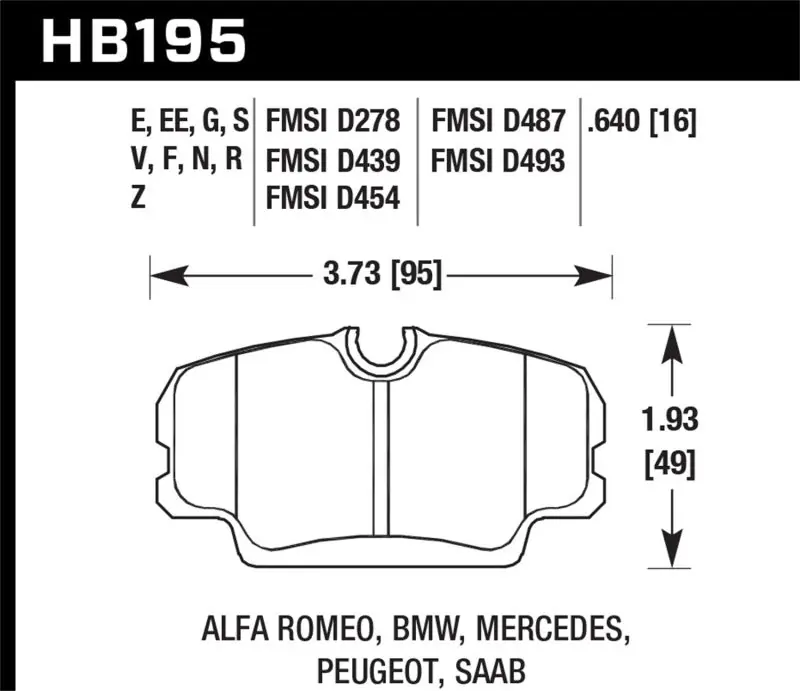 Hawk 84-4/91 BMW 325 (E30) Blue 9012 Race Front Brake Pads Top Pick