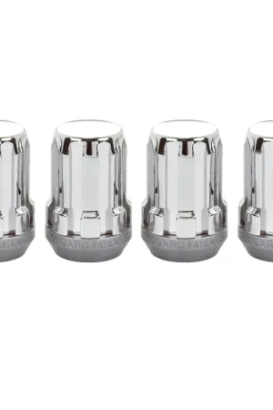 Hot Deal McGard SplineDrive Lug Nut (Cone Seat) M12X1.25 / 1.24in. Length (4-Pack) - Chrome (Req. Tool)