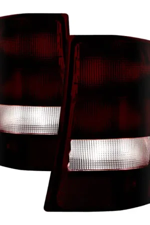 Hot Picks xTune Jeep Grand Cherokee 1999-2002 OEM Style Tail Lights Red Smoked ALT-JH-JGC99-OE-RSM