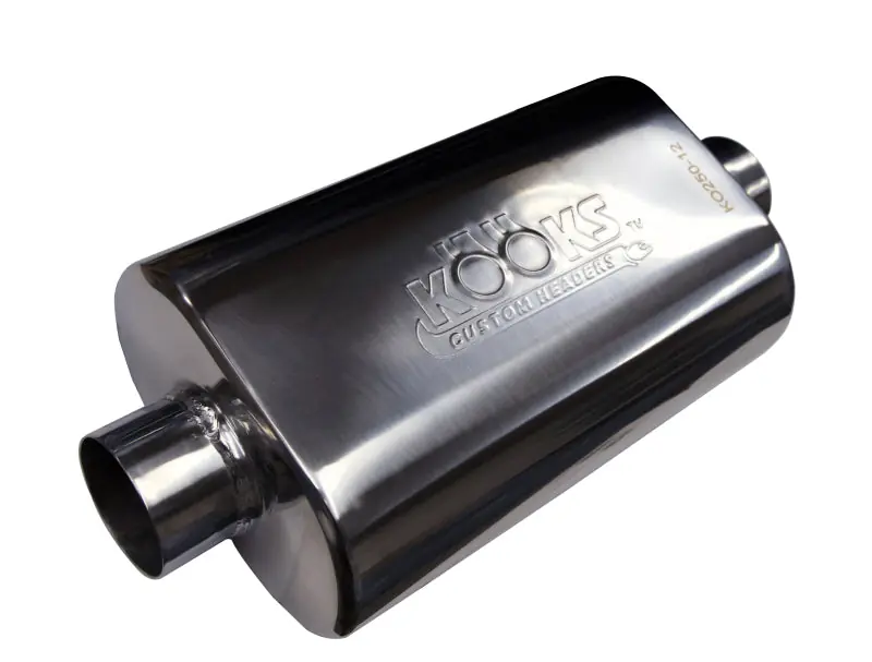Limited Offer Kooks Universal 2 1/2in Center/Center Oval Muffler (4x8x12)