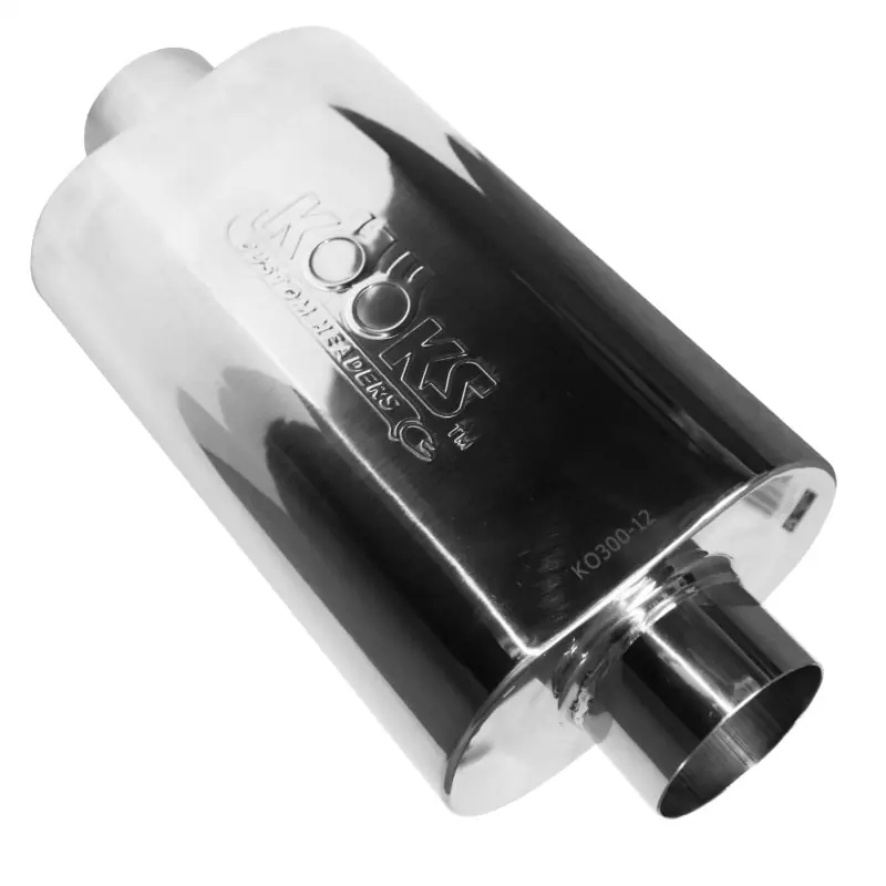 Today Only Kooks Universal 3in Center/Center Oval Muffler (4x8x12)