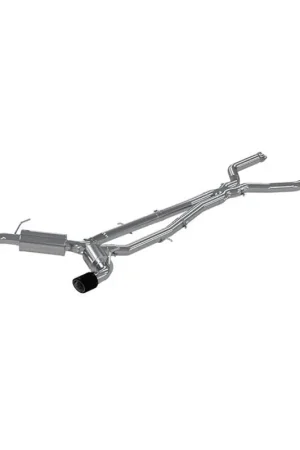 MBRP 16-19 Infiniti Q50 3.0L FWD/AWD 3in Cat Back w/ 4.5in OD Carbon Fiber Tips - T304 Luxury