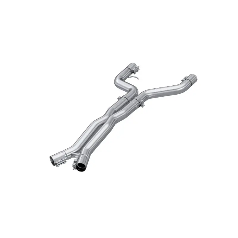 Best Choice MBRP 21-23 BMW M4 G82 / M3 G80 3.0L T304 Stainless Steel 3in Resonator Bypass X-Pipe