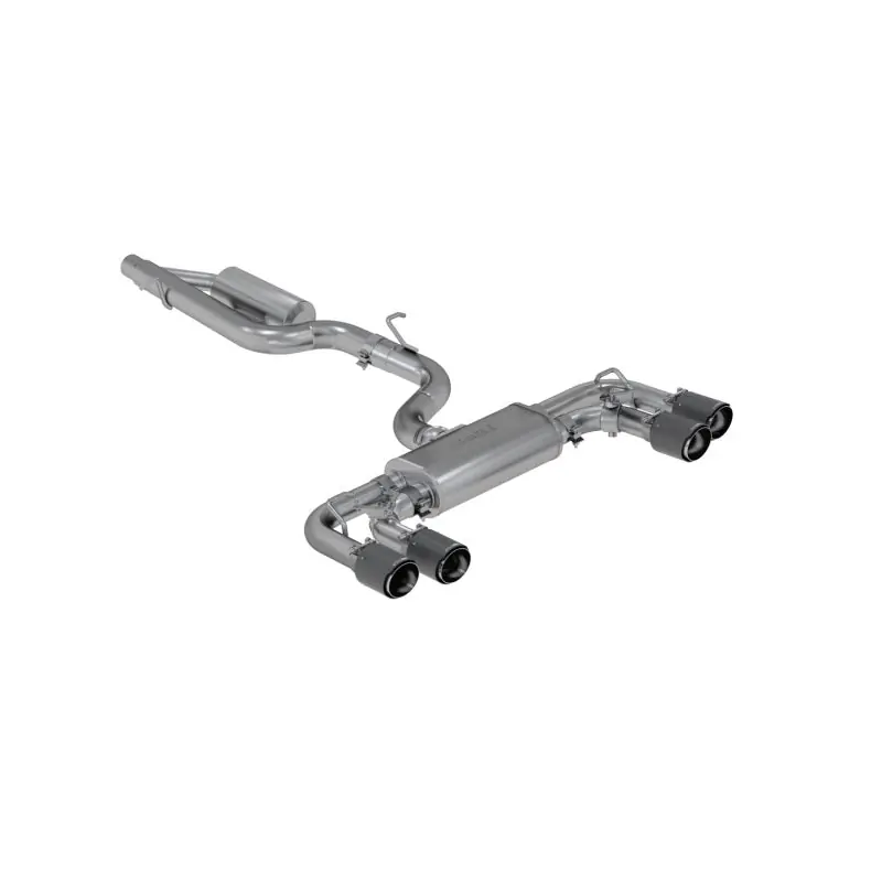 Big Sale MBRP 15-19 VW Golf R 3 in Cat Back w/ 4 in OD Quad Carbon Fiber Tips - T304