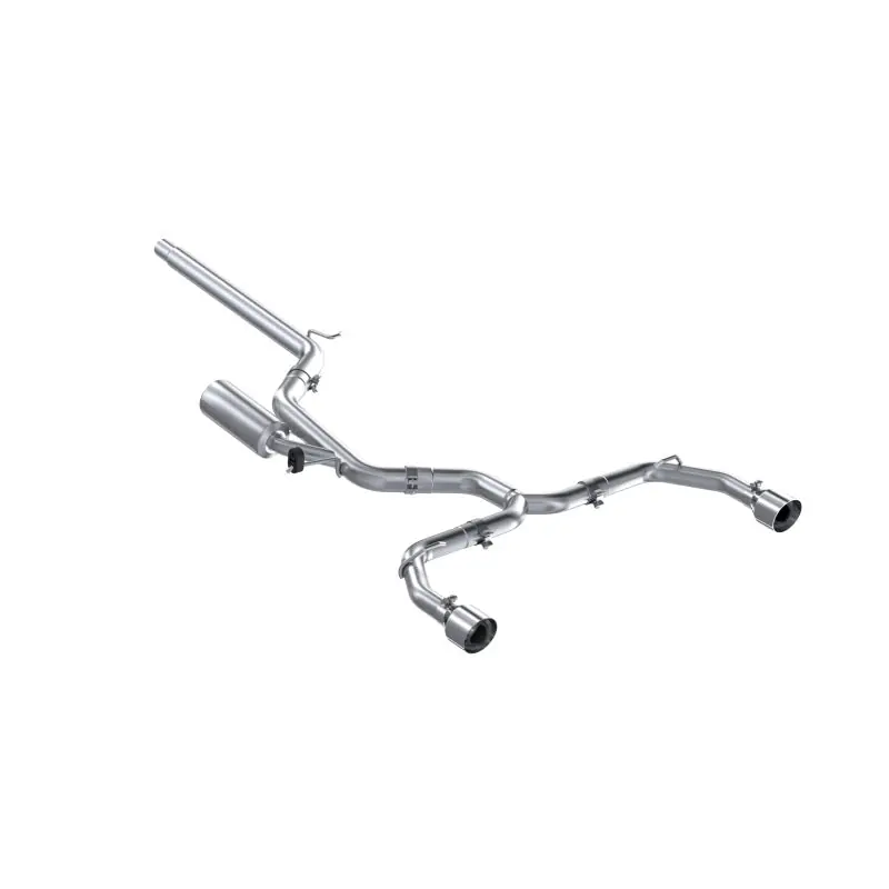 MBRP 2022 Volkswagen Golf GTI MK8 T304 SS 3in Cat-Back Exhaust 2.5in Dual Split Rear w/ SS Tips Price Drop