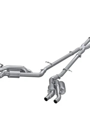 Special Discount MBRP 2022 Kia Stinger 3.3L T304 SS Cat-Back Exhaust- Dual Split Rear Quad Outlet Uses Factory Bezels