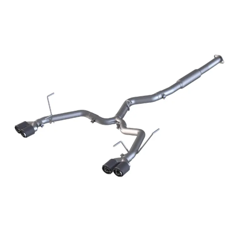 MBRP 15-19 Subaru WRX 2.0L/STI 2.5L 3in Dual Split Rear Exit w/ 3.5in CF Tips - T304 (Race Version) Same Day Shipping