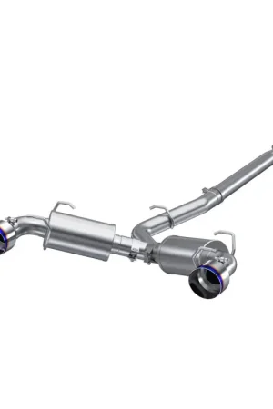 MBRP 13-16 Subaru BRZ 2.0L/ 2.4L 3in Dual Split Rear Cat Back w/Burnt End Tips- T304 Handmade