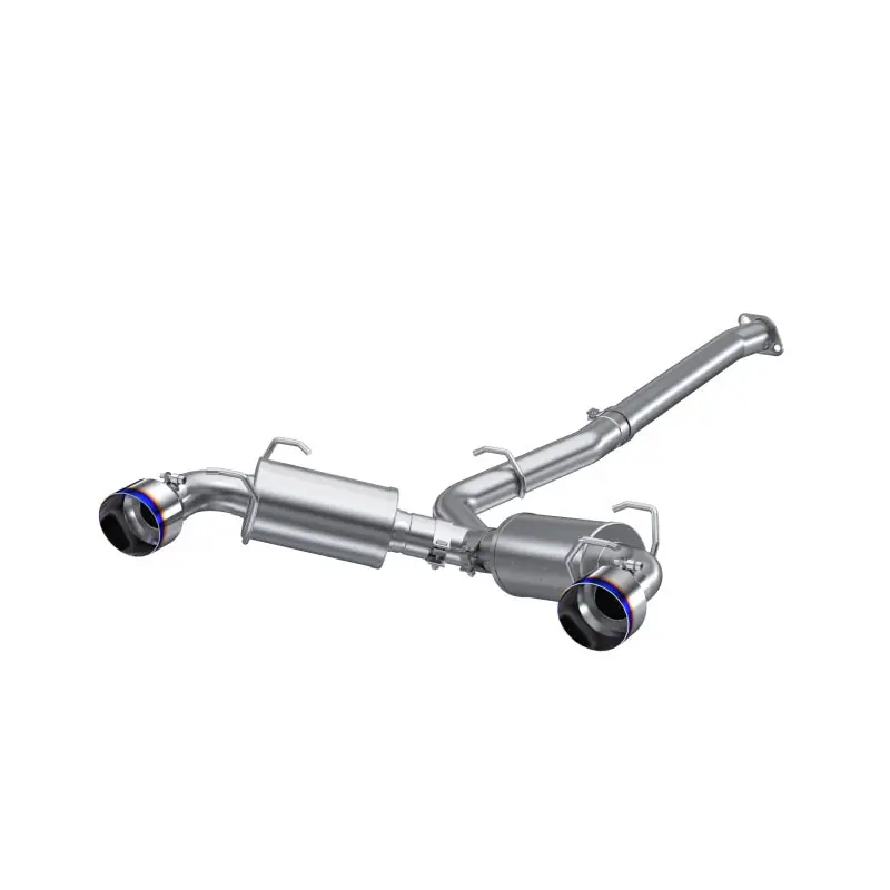 MBRP 13-16 Subaru BRZ 2.0L/ 2.4L 3in Dual Split Rear Cat Back w/Burnt End Tips- T304 Handmade