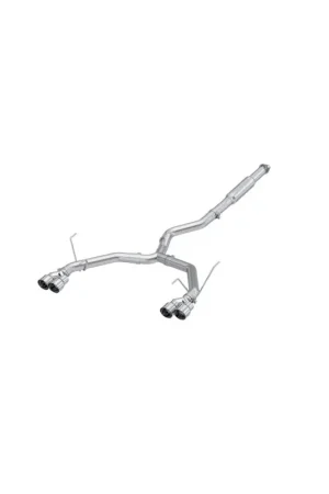 Authentic MBRP 2022+ Subaru WRX 3in Cat-Back Dual Split Rear Quad Tips Race Profile Exhaust