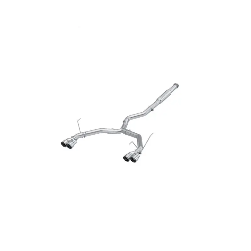 Authentic MBRP 2022+ Subaru WRX 3in Cat-Back Dual Split Rear Quad Tips Race Profile Exhaust