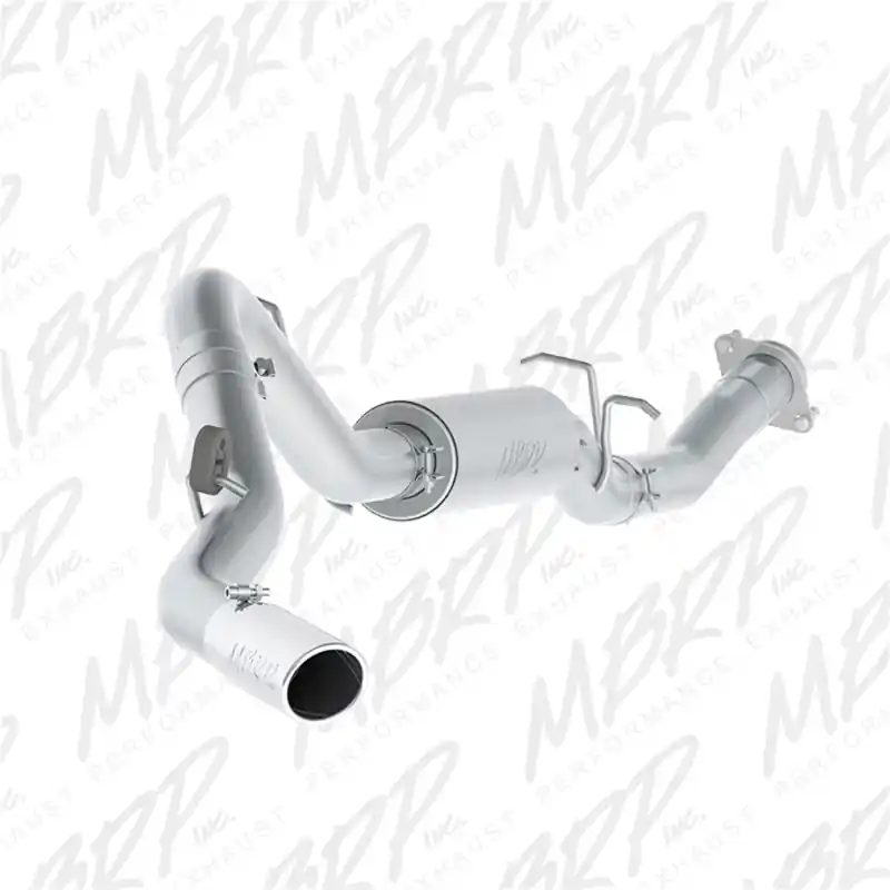 Grab Now MBRP 07-10 Chevy/GMC 2500HD PU 6.0L V8 3.5in Single Side Exit Alum Cat Back Perf Exhaust