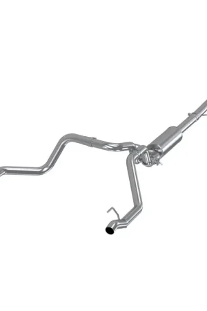 Free Delivery MBRP 2019 Chevrolet Silverado 1500 4.3L/5.3L 2.5in Cat Back Dual Rear Exit - Aluminized