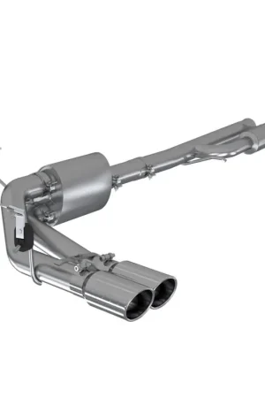 MBRP 2019+ Chevrolet Silverado 1500 4.5L/5.3L Pre-Axle Dual Side Exit w/ 4in OD Tip - AL Authentic