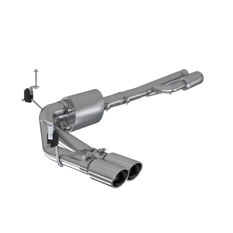MBRP 2019+ Chevrolet Silverado 1500 4.5L/5.3L Pre-Axle Dual Side Exit w/ 4in OD Tip - AL Authentic