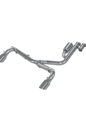 Exclusive MBRP 2021+ Ford Bronco Sport (1.5L / 2.0L EcoBoost) 2.5in Res-Back Exhaust - Dual Rear - Alum. Steel