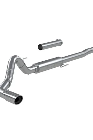 MBRP 2021+ Ford F150 2.7L/3.5L/5.0L 4in Aluminized Steel Cat-Back - RACE VERSION Direct From Manufacturer