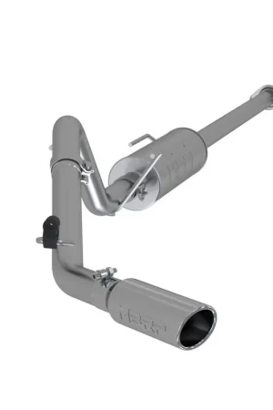 Trending MBRP 05-13 Toyota Tacoma 4.0L EC/CC Cat Back Single Exit T409 Exhaust