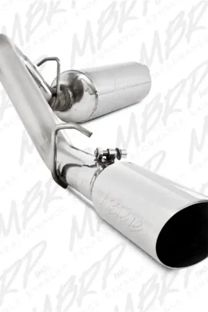 Certified MBRP 2000-2006 Jeep Wrangler (JK) Inline-4 2.5L Inline-6 4.0L Cat Back Single Side