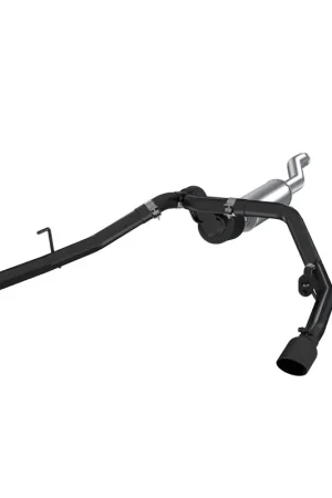 Best Price MBRP 2020 Jeep Gladiator 3.6L 2.5in Dual Rear Exit Cat Back Exhaust Black Coated