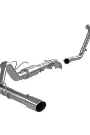 MBRP 2003-2007 Ford F-250/350 6.0L EC/CC Turbo Back Single Side (Stock Cat) Fan Favorite