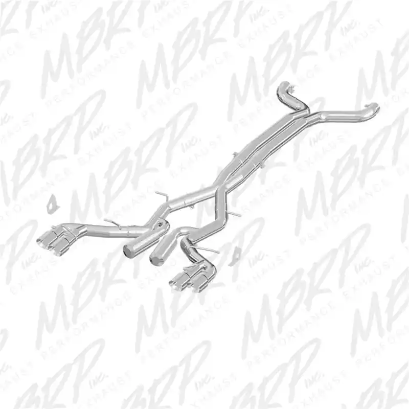 MBRP 2016 Chevy Camaro V8 6.2L 6spd 3in Alum Race Dual Cat Back w/ 4.5in Quad Dual Wall Tips Best Choice