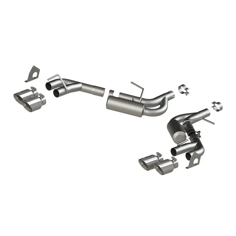 Clearance MBRP 16-19 Chevrolet Camaro V6 2.5in AL NPP Dual Axle Back Exhaust w/ 4in Quad Dual Wall Tips
