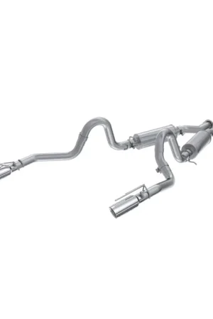 Special Discount MBRP 99-04 Ford Mustang GT/Mach 1 2.5in Dual Split Rear AL Catback Exhaust w/ 3.5in Dual Wall Tips