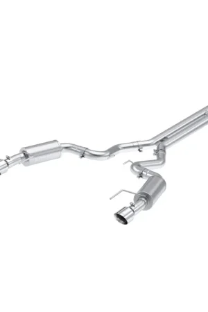 Last Chance MBRP 2024 Ford Mustang GT S650, 5.0 Aluminized Steel 3in Cat-Back Dual Split Rear (Street)
