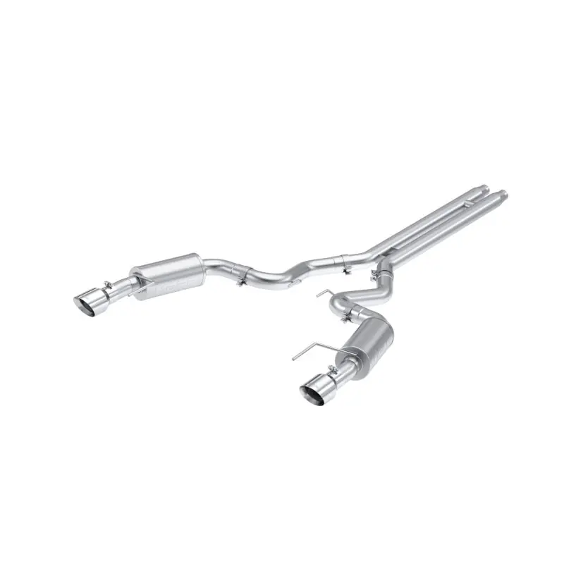 Last Chance MBRP 2024 Ford Mustang GT S650, 5.0 Aluminized Steel 3in Cat-Back Dual Split Rear (Street)