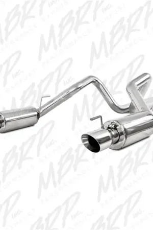 Hot Deal MBRP 05-09 Ford Shelby GT500 / GT Dual Split Rear Street Version 4in Tips T409 Exhaust System