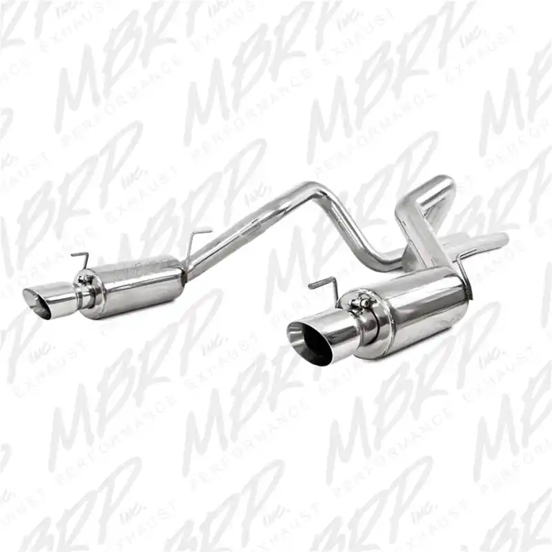 Hot Deal MBRP 05-09 Ford Shelby GT500 / GT Dual Split Rear Street Version 4in Tips T409 Exhaust System