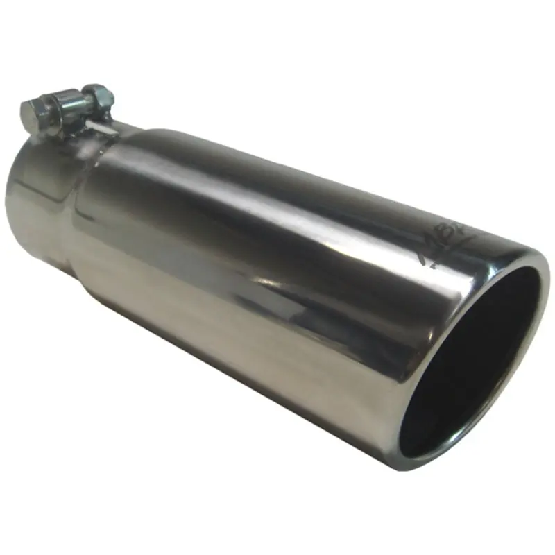 Big Sale MBRP Universal Tip 3in O.D. Angled Rolled End 3 inlet 10 length
