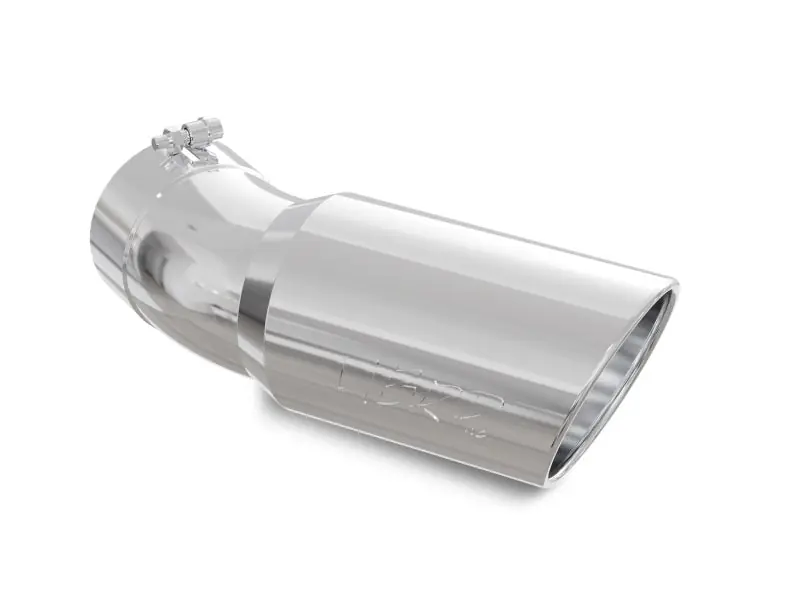 Limited Offer MBRP Universal Tip 6in OD 5in Inlet 15.5in Length 30 Deg Bend Angled Rolled End T304