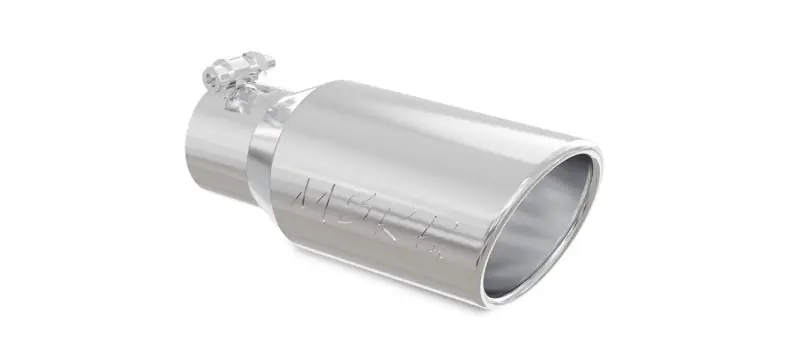 MBRP Universal Tip 4in OD 3in Inlet 10in Length Angled Rolled End T304 Time-Limited
